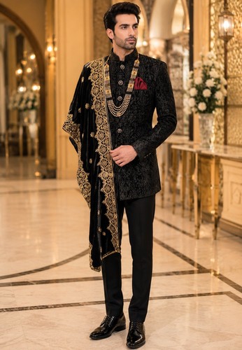 Wedding nikah velvet scarf - wedding,