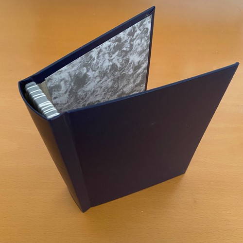 Blue cordex magazine binder - a5,