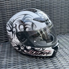 Shoei XR 1000 White Black Graphic Helmet Size Small 