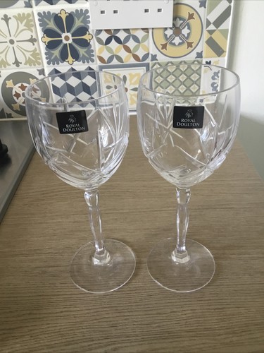 Royal doulton crystal - 2, x