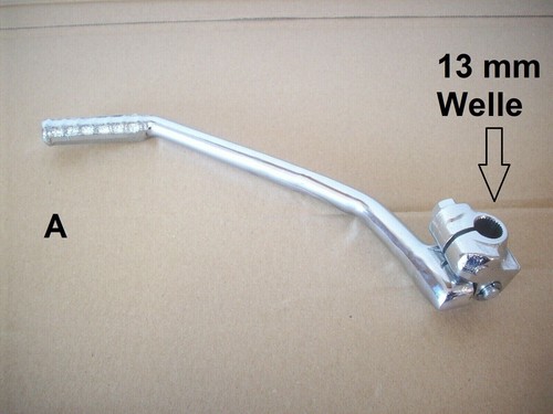 New chrome kickstarter 13mm - chrome,
