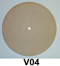 3 X WOODEN CLOCK FACE 250MM