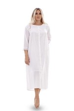 Ladies White Cotton Nightdress