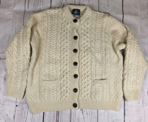 Aran woollen mills cardigan - cardigan, xl