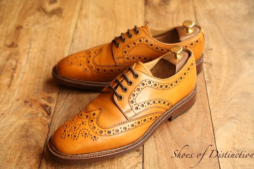 Loake design tan leather - tan, derby