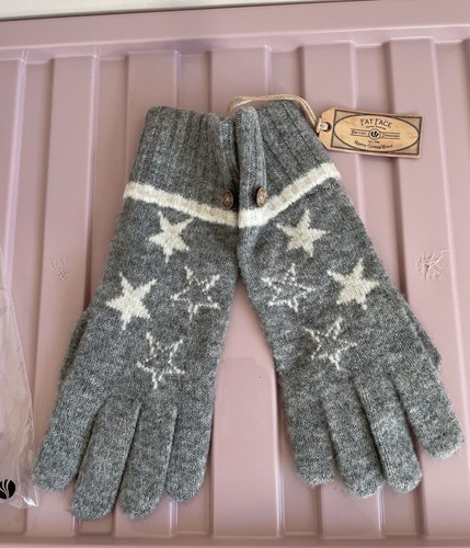 Fatface grey star - fatface, gloves