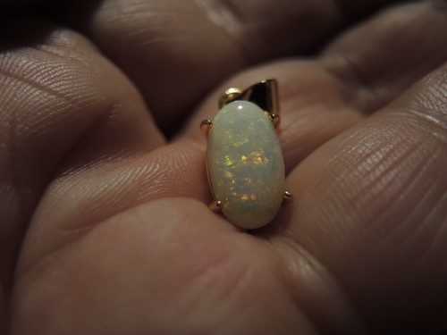 Australian solid white - solid, opal