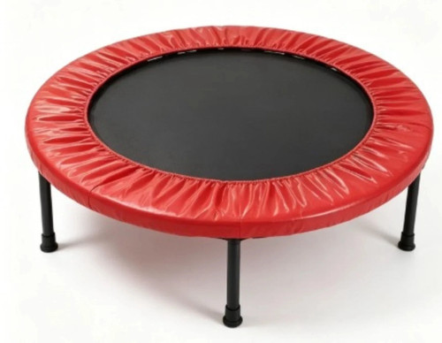 Mini fitness trampoline red - mini,