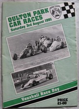 OULTON PARK 3 Aug 1991 BRSCC Vauxhall Race Day Official Programme
