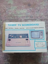Vintage Game Consoles Tandy TV Scoreboard Boxed 2 remotes 5 Built in Games Works