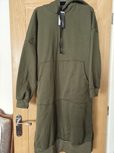 Long hooded dress - hooded, l
