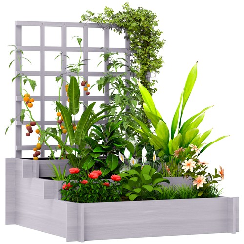 Outsunny tier wooden - 3,