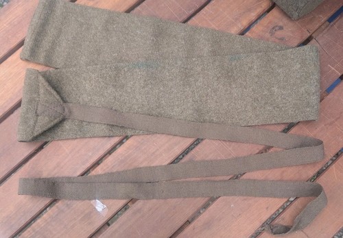 Vintage green military - green, puttey
