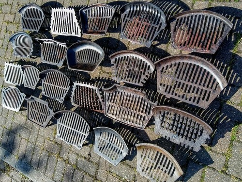 Vintage fire grills - vintage, grates