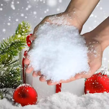 SNOW POWDER 1 KG DECOR FLUFFY INSTANT ARTIFICIAL FAKE CRAFT FUN PARTY KIDS"SALE"