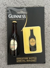 Guinness Bottle Magnet and Miniature Bottle Gift Set