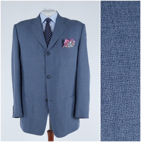 Mens blue blazer 48l - blazer, size