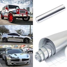 Silver mirror vinyl - silver, wrap