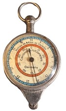 Vintage German Opsimeter Map