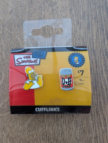 The simpsons cufflinks - the,