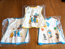 3 X Vintage Full Baby Bibs -