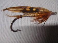 Vintage gut eyed salmon fly -