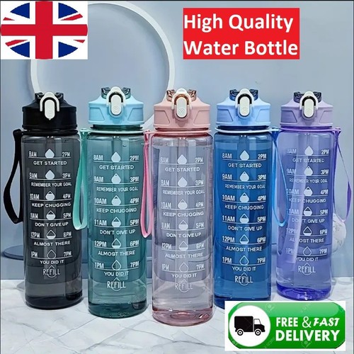 Sports water bottle gym travel - water,