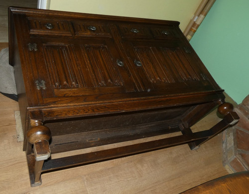 Vintage old charm oak linen - charm,