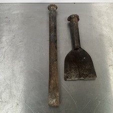Vintage 3 1/2" Wide Bolster  Cold Chisel 12 ft long Hand Tool 