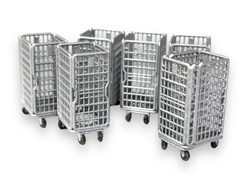 Supermarket roll cage - cage, oo