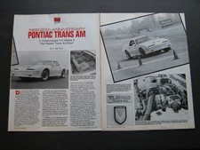 1989 20th anniversary pontiac - 1989,