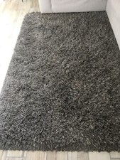 Ikea Gaser Grey Rug 133x195