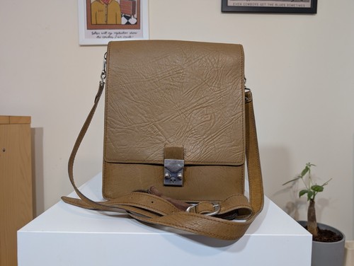 Vintage beige leather - vintage,