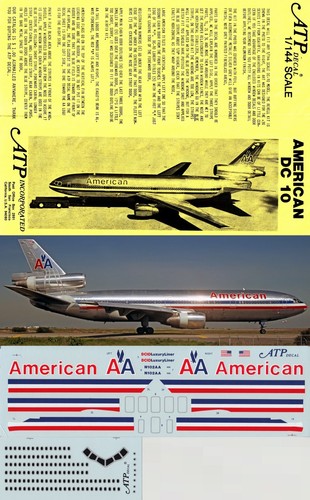 Atp decals 144 douglas - douglas, dc-10