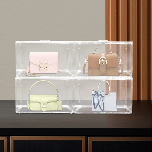Clear handbag storage - clear,