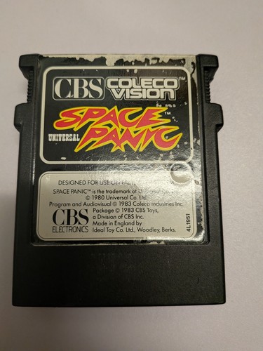 Space panic game cbs coleco - game,