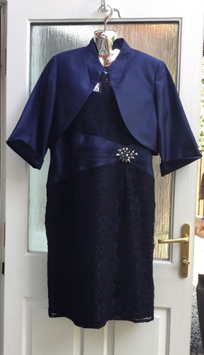 Nightingales navy blue lace - navy,