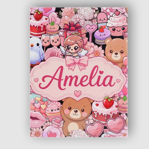 Canvas wall art custom name - canvas,