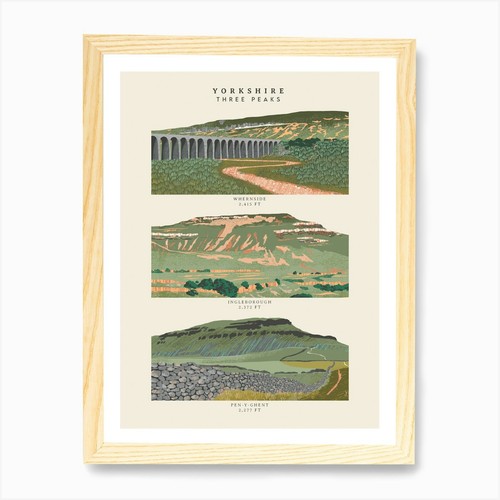 Yorkshire three peaks - peaks, art