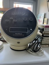 A 1970s ‘ Space helmet’ Eight Track tape Player. 