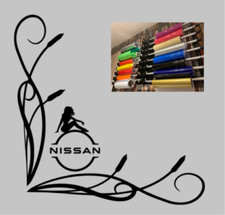 Nissan Sexy lady window decals