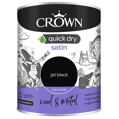 Crown quick dry satin paint - crown,