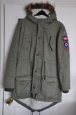 Lambretta Sherpa Parka Fishtail Coat by Carnaby Clothing - Size Small 