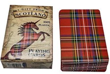 Red Tartan Scottish Playing