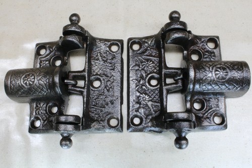 Old screen door hinges - old,