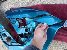 2025 Peugeot 408 P54 Front RIGHT Bumper tow eye trim 9842177180 Scratched