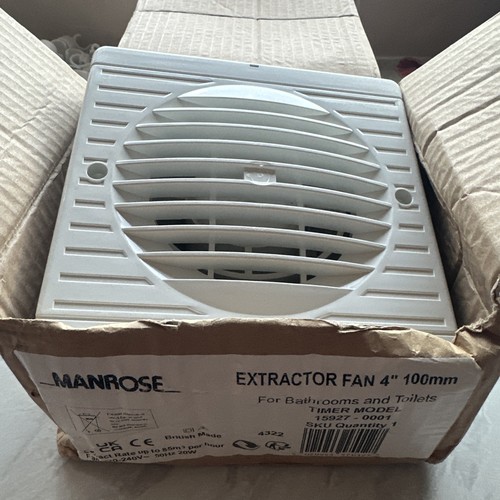 Manrose extractor timer model - extractor,