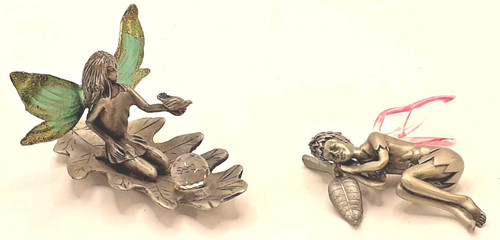Pewter fairies figurines the - fairies,