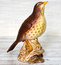 Beswick Song Thrush Vintage Porcelain Bird Figurine Rare Matt Model No.2308 Vgc