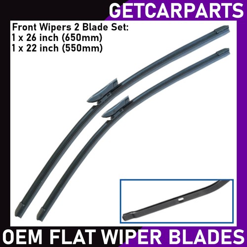 Front wiper blades - front, (26"